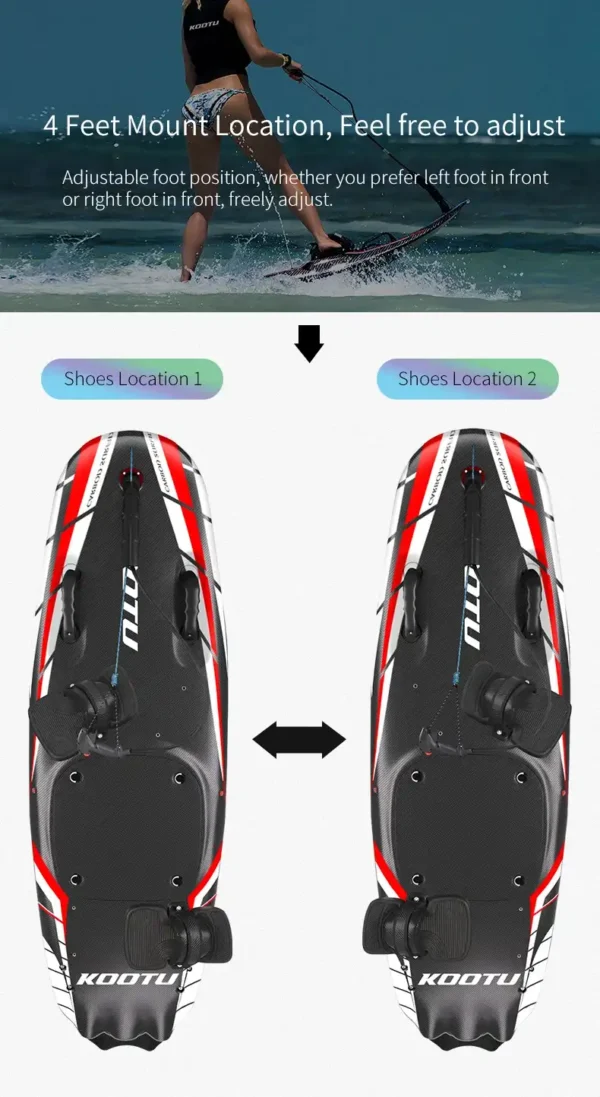 KOOTU Full Carbon Surfboard KTCE0038 - Image 16